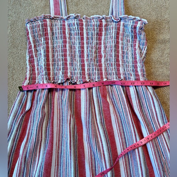 Knox Rose Linen Blend Midi Dress size Medium - Picture 6 of 8